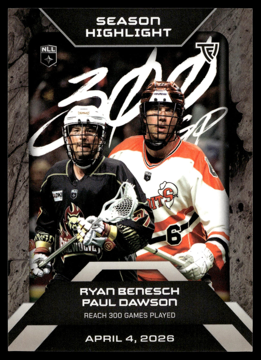 Benesch & Dawson 2026 TFLNLL Elite Oshawa & Buffalo Base Card #E40
