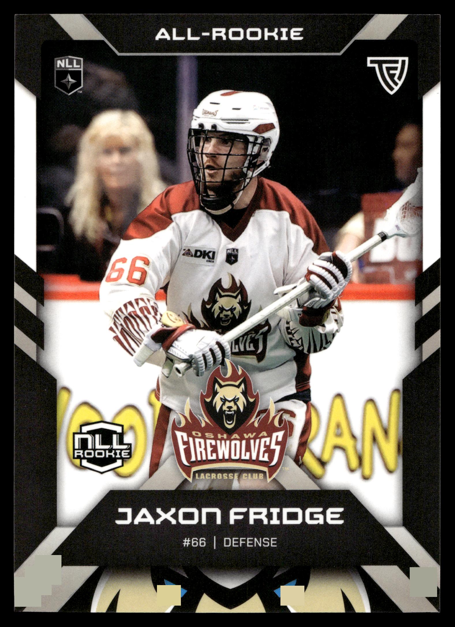 Jaxon Fridge 2026 TFLNLL Elite Oshawa Firewolves Base Card #E50