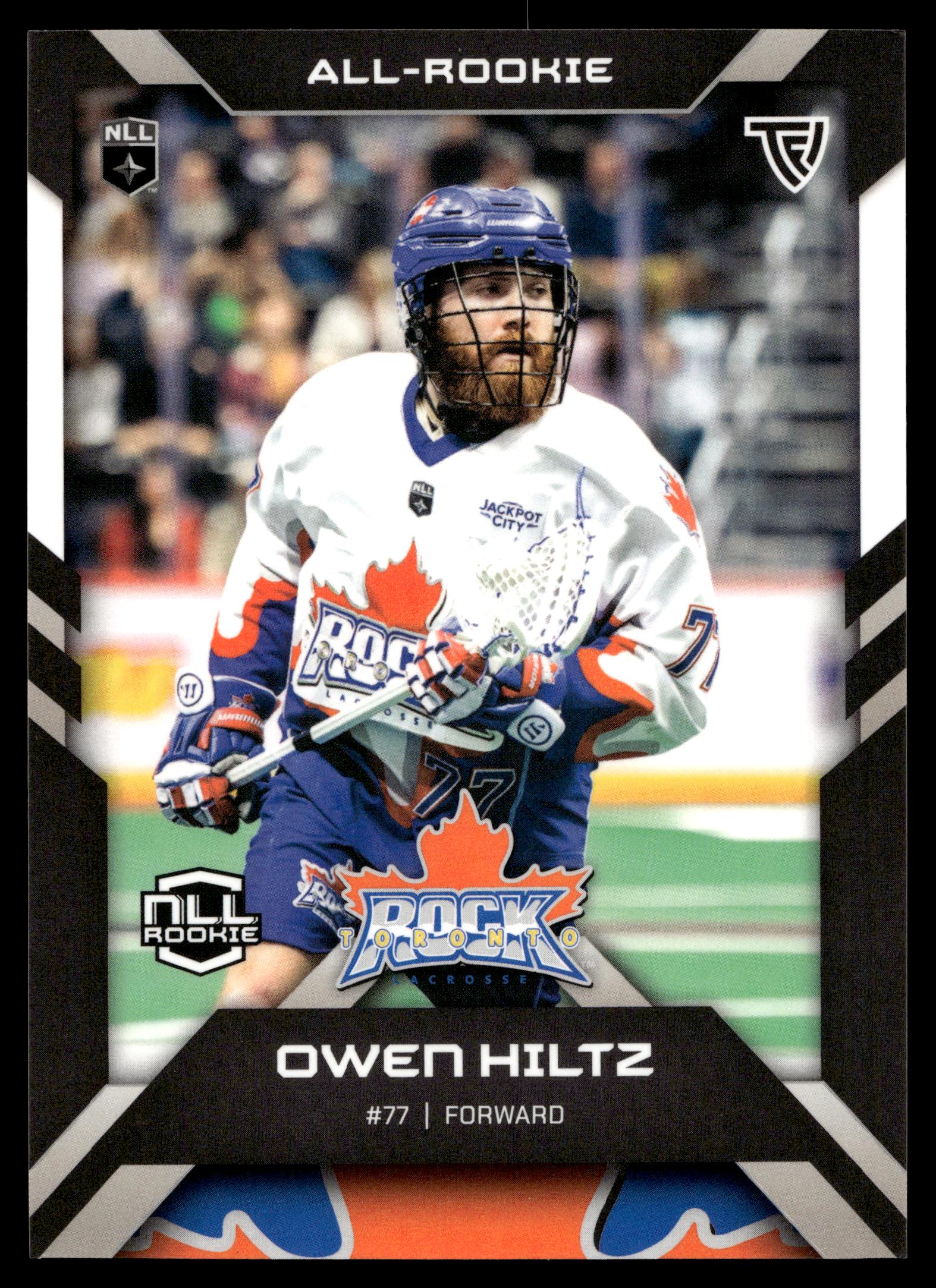Owen Hiltz 2026 TFLNLL Elite Toronto Rock Base Card #E52