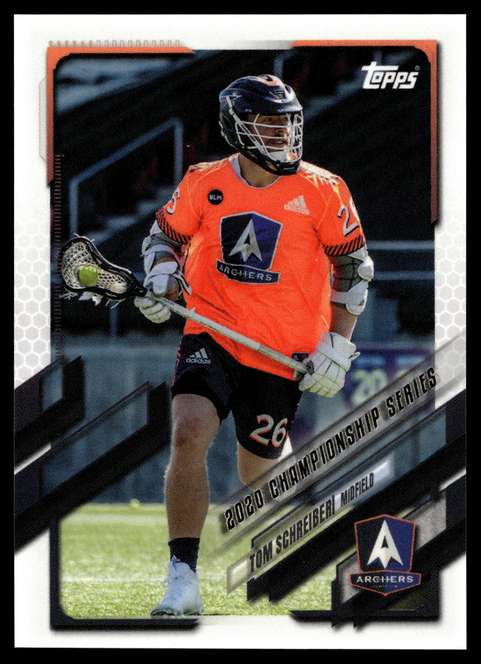 Tom Schreiber 2021 Topps PLL Championship Series Archers Base Card #3