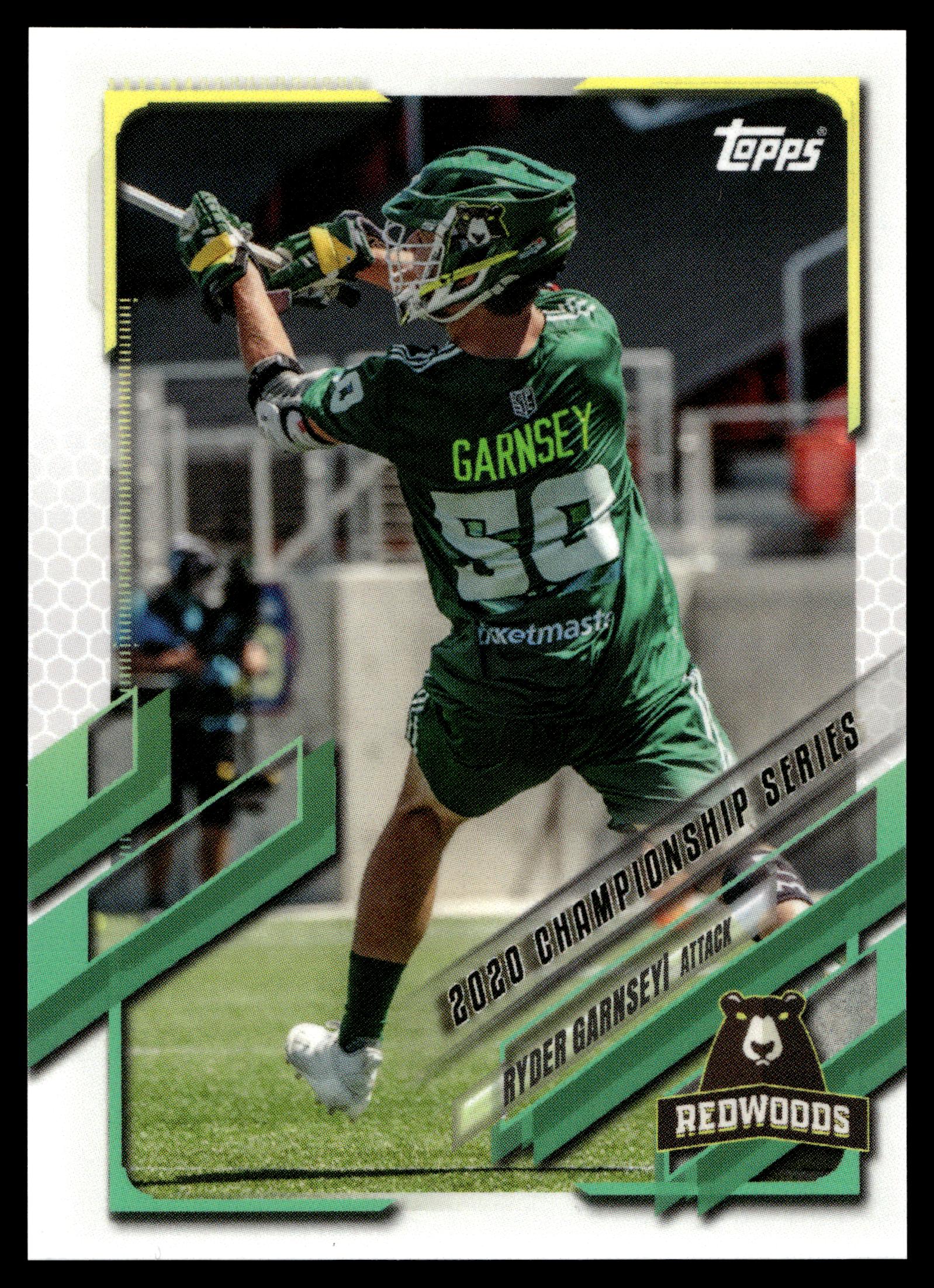 Ryder Garnsey 2021 Topps PLL Championship Series Redwoods Base Card #7
