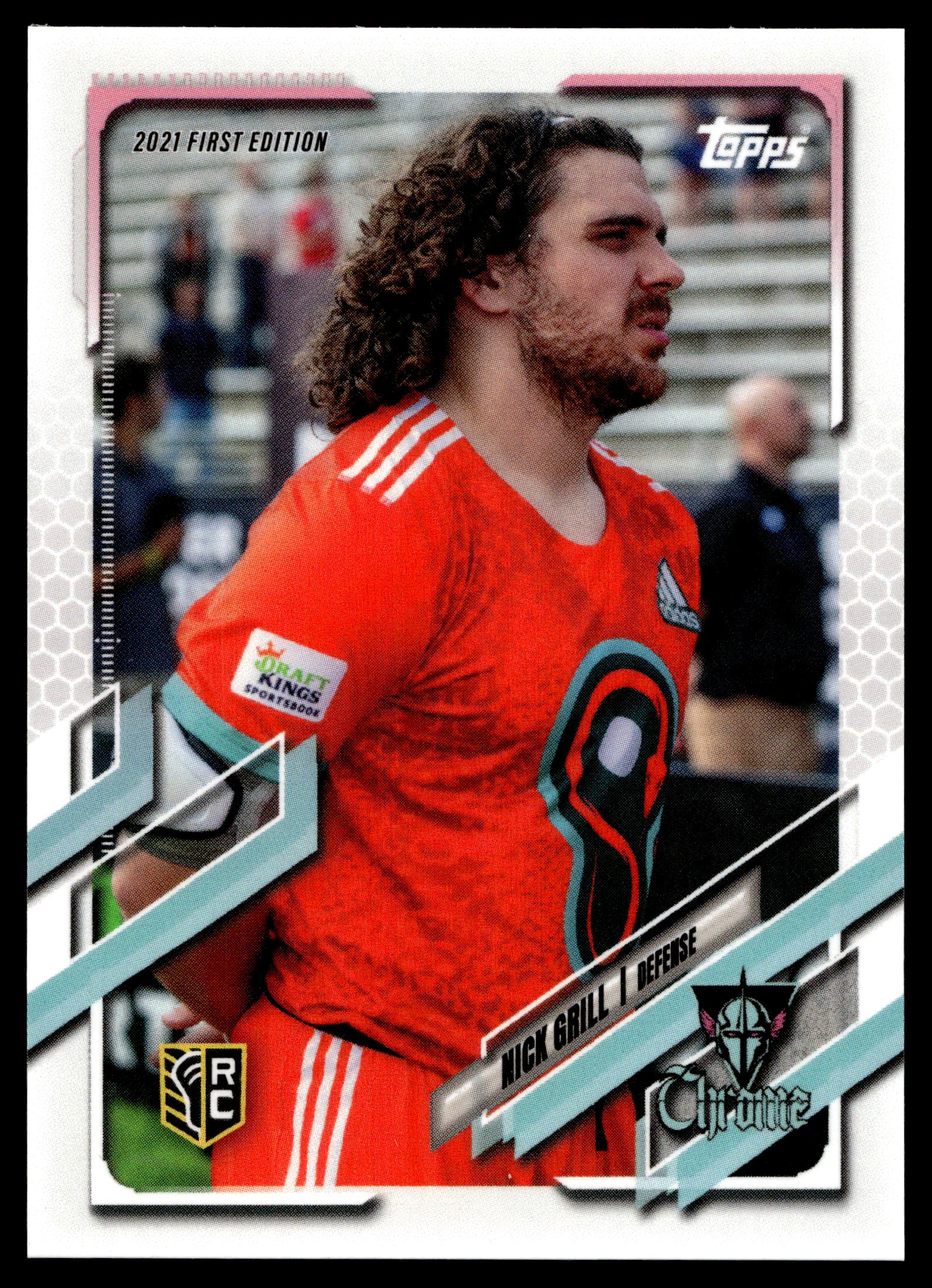 Nick Grill 2021 Topps PLL First Edition Chrome #28