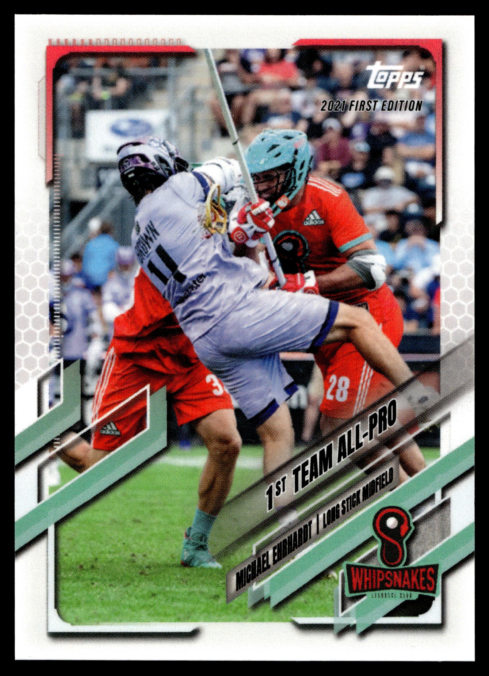 Michael Ehrhardt 2021 Topps PLL First Edition Whipsnakes #39