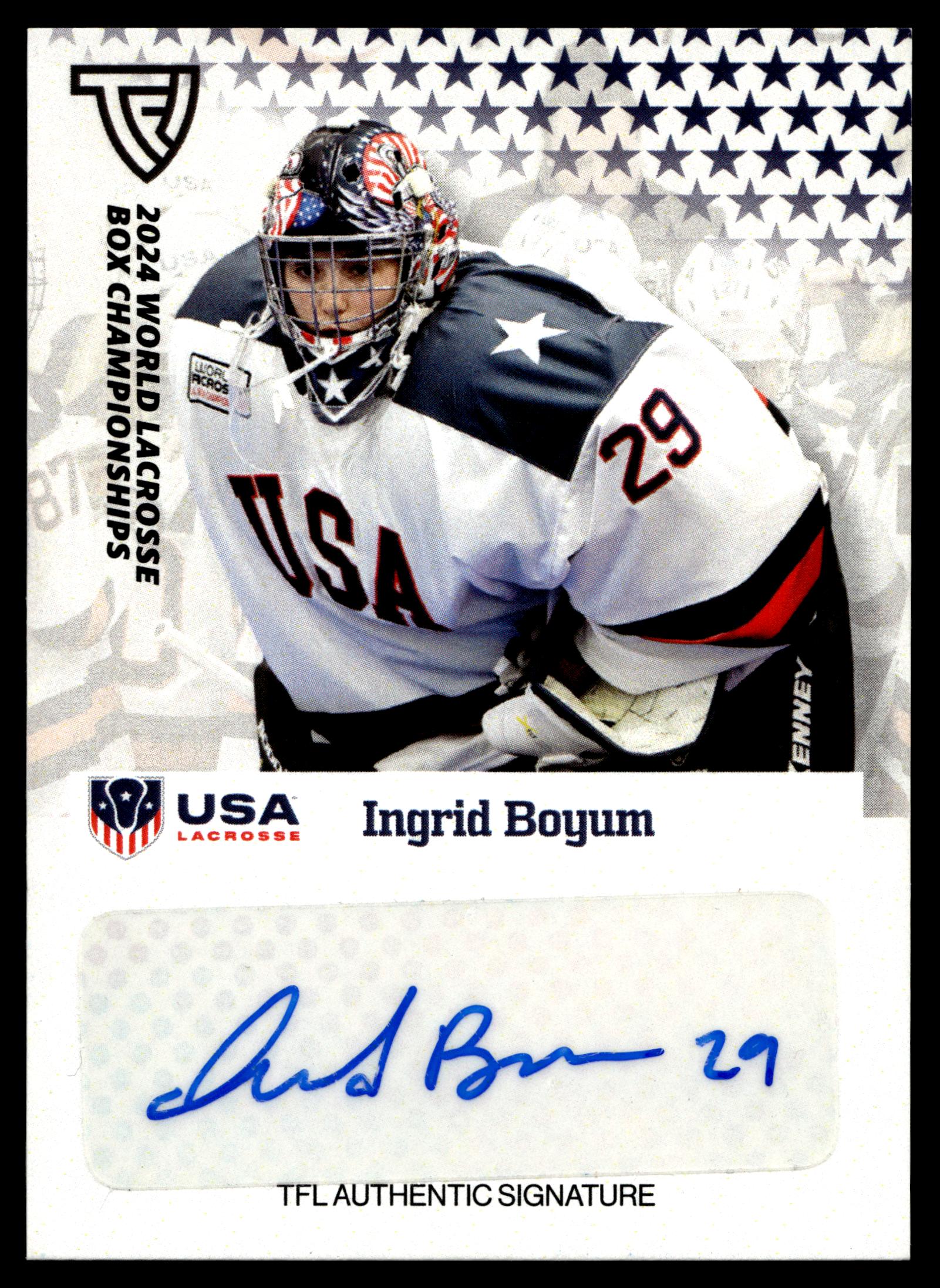 Ingrid Boyum 2024 TFL WBLC Team USA Base Auto