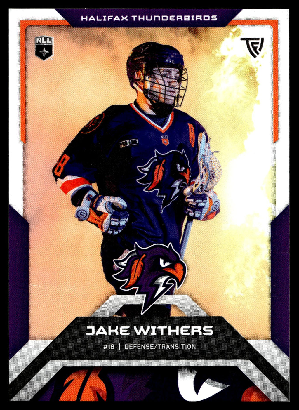 Jake Withers 2025 TFL Sports NLL Halifax Thunderbirds Color Match #42