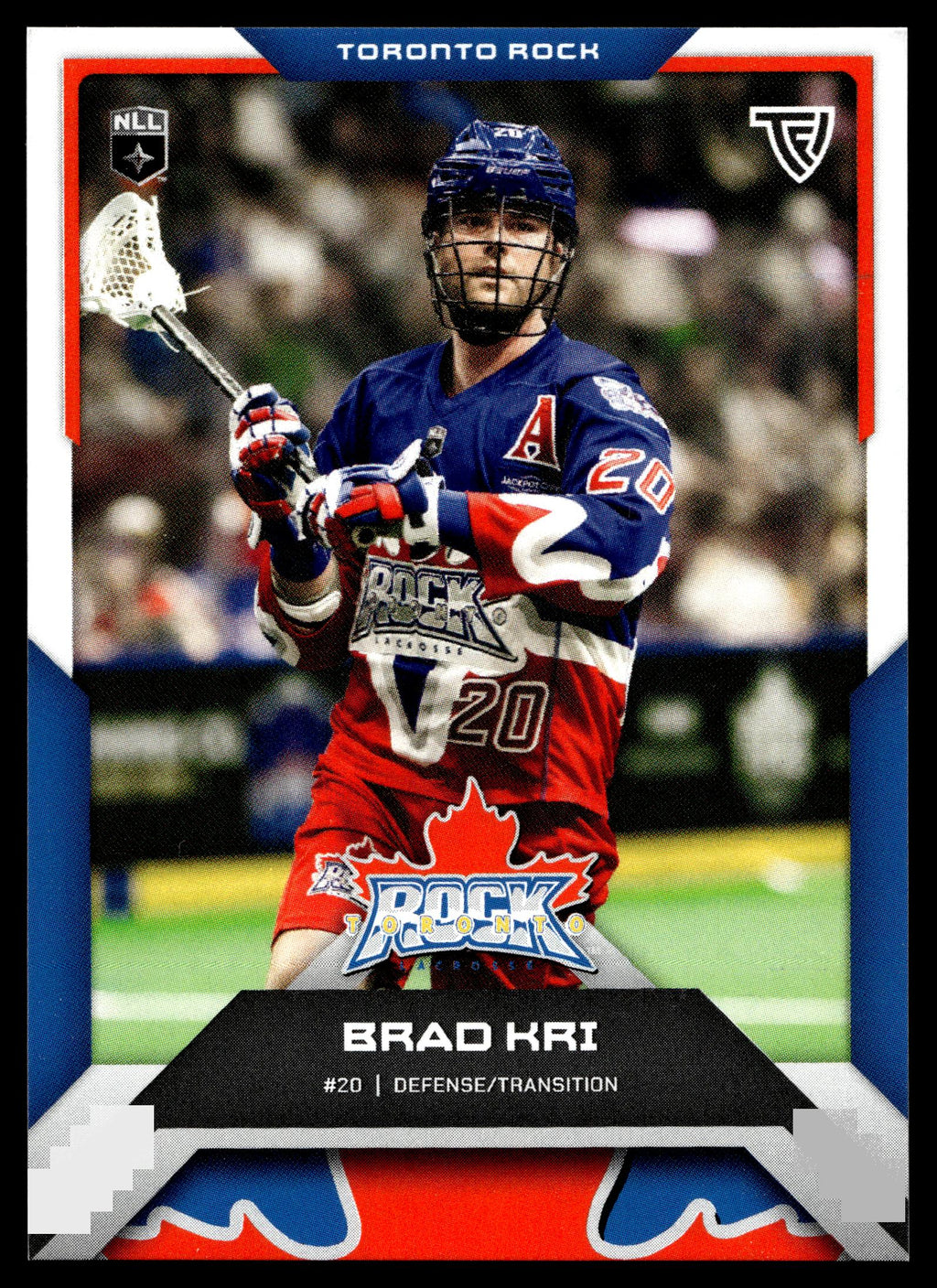 Brad Kri 2025 TFL Sports NLL Toronto Rock Color Match #84
