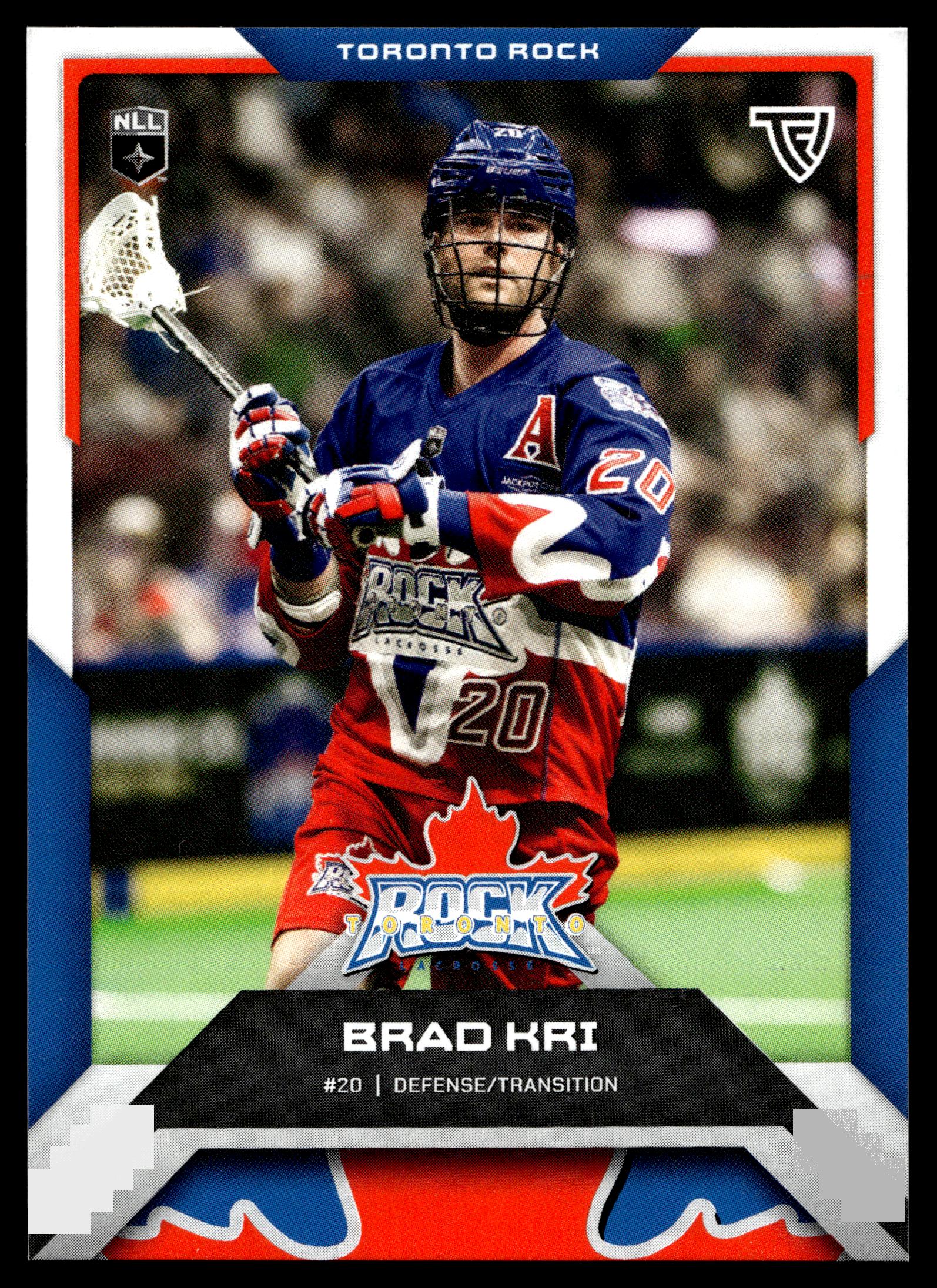 Brad Kri 2025 TFL Sports NLL Toronto Rock Color Match #84