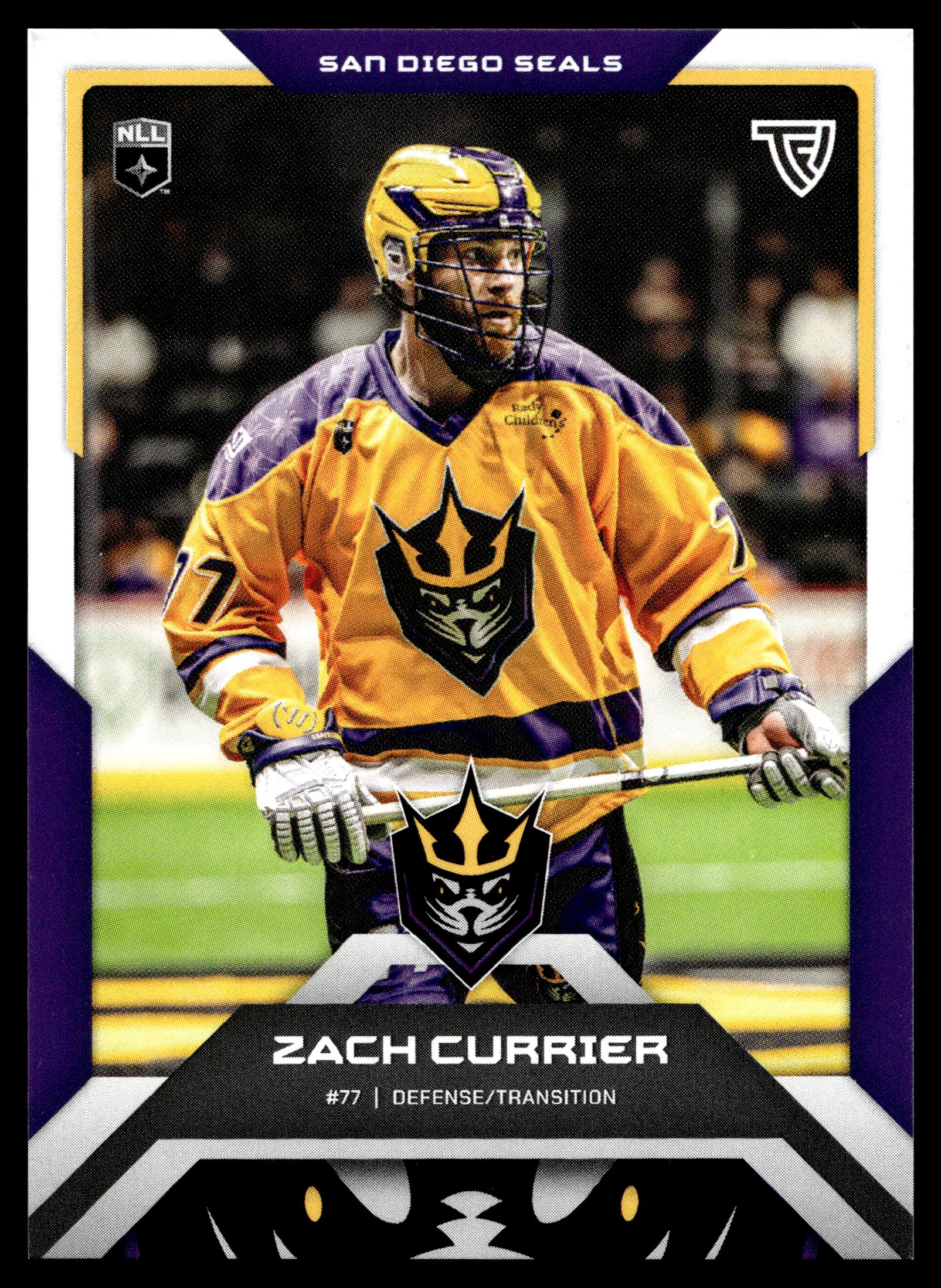 Zach Currier 2025 TFL Sports NLL San Diego Seals Color Match #112