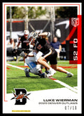 Luke Wierman 2025 PLL Flagship Denver Outlaws Red Parallel 7/10 #116