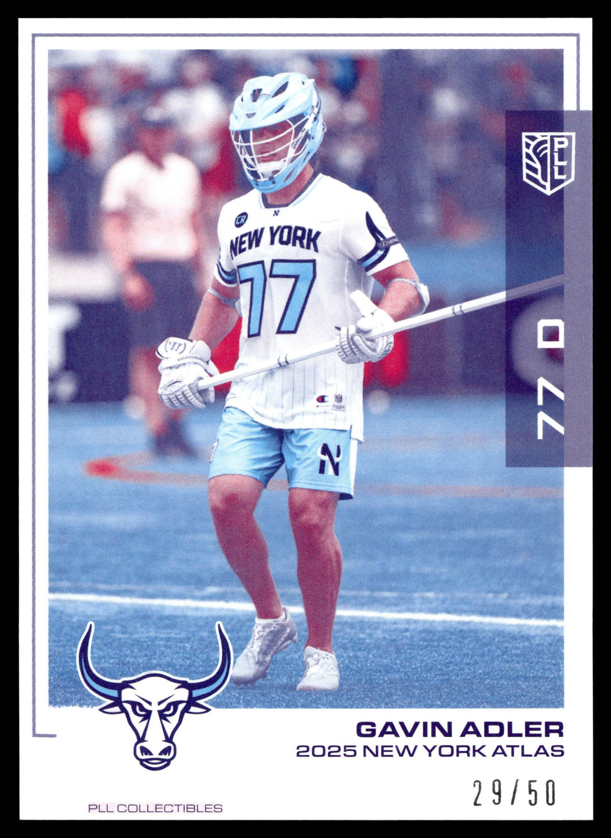 Gavin Adler 2025 PLL Flagship New York Atlas Spasm Parallel 29/50 #78