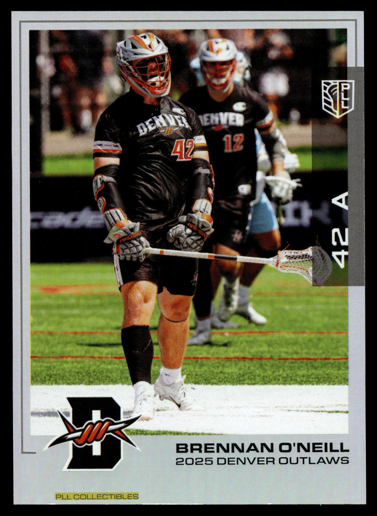 Brennan O'Neill 2025 PLL Flagship Denver Outlaws Rainbow Foil #32