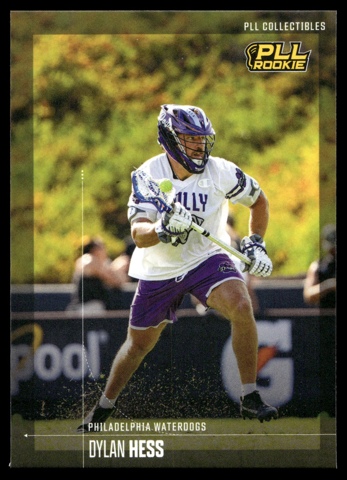 Dylan Hess 2026 PLL Fieldside II Philadelphia Waterdogs Matte Finish #32
