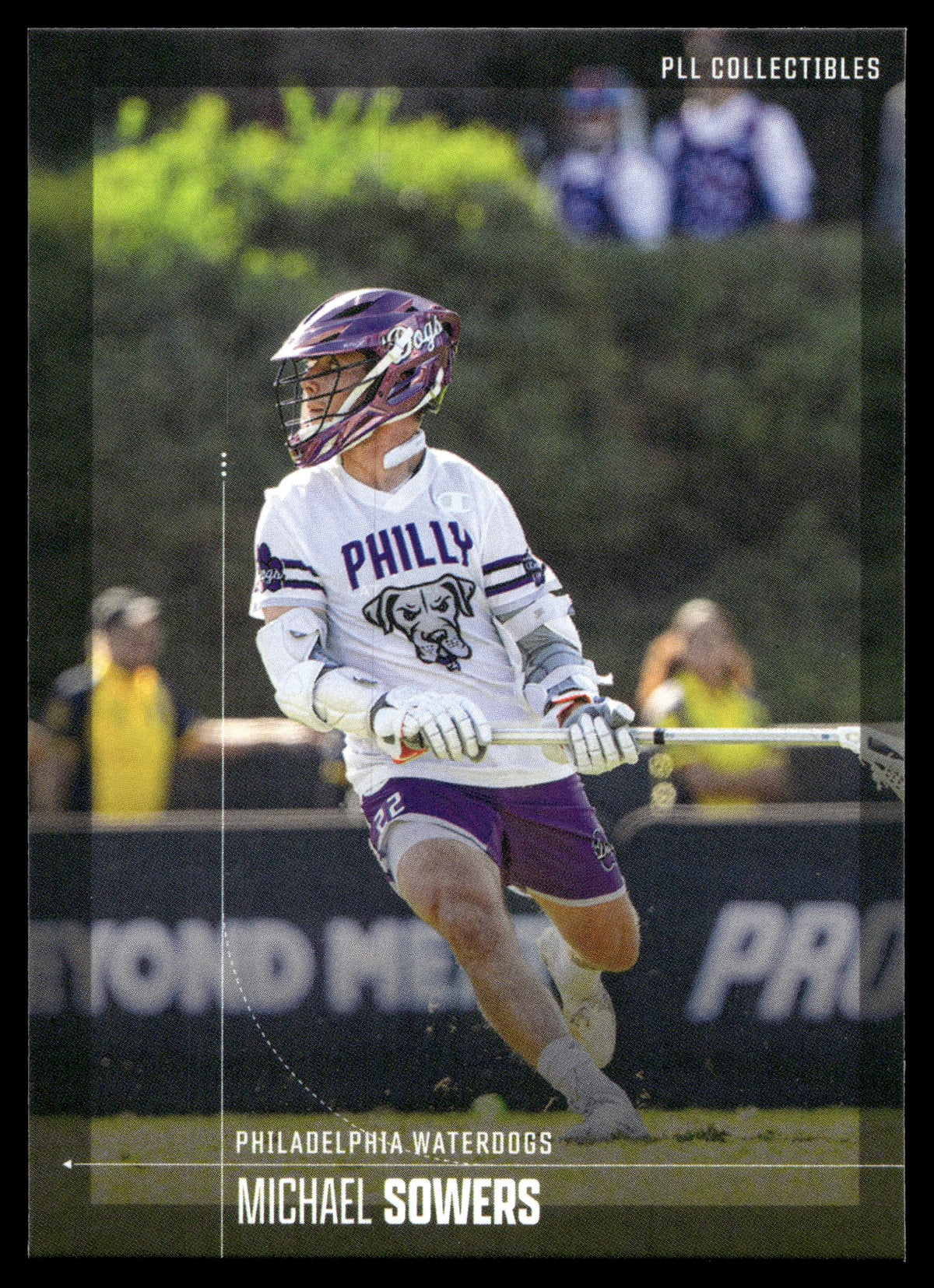 Michael Sowers 2026 PLL Fieldside II Philadelphia Waterdogs Matte Finish #41