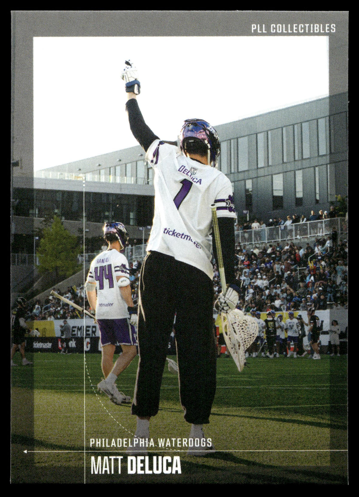 Matt DeLuca 2026 PLL Fieldside II Philadelphia Waterdogs Matte Finish #55