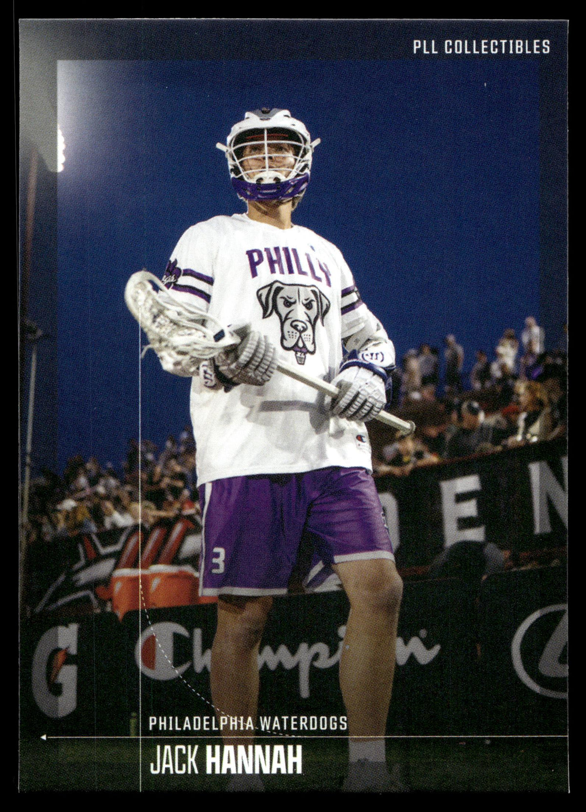 Jack Hannah 2026 PLL Fieldside II Philadelphia Waterdogs Matte Finish #58