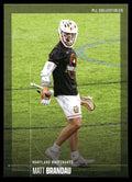 Jeff Teat 2026 PLL Fieldside II Maryland Whipsnakes Matte Finish #65