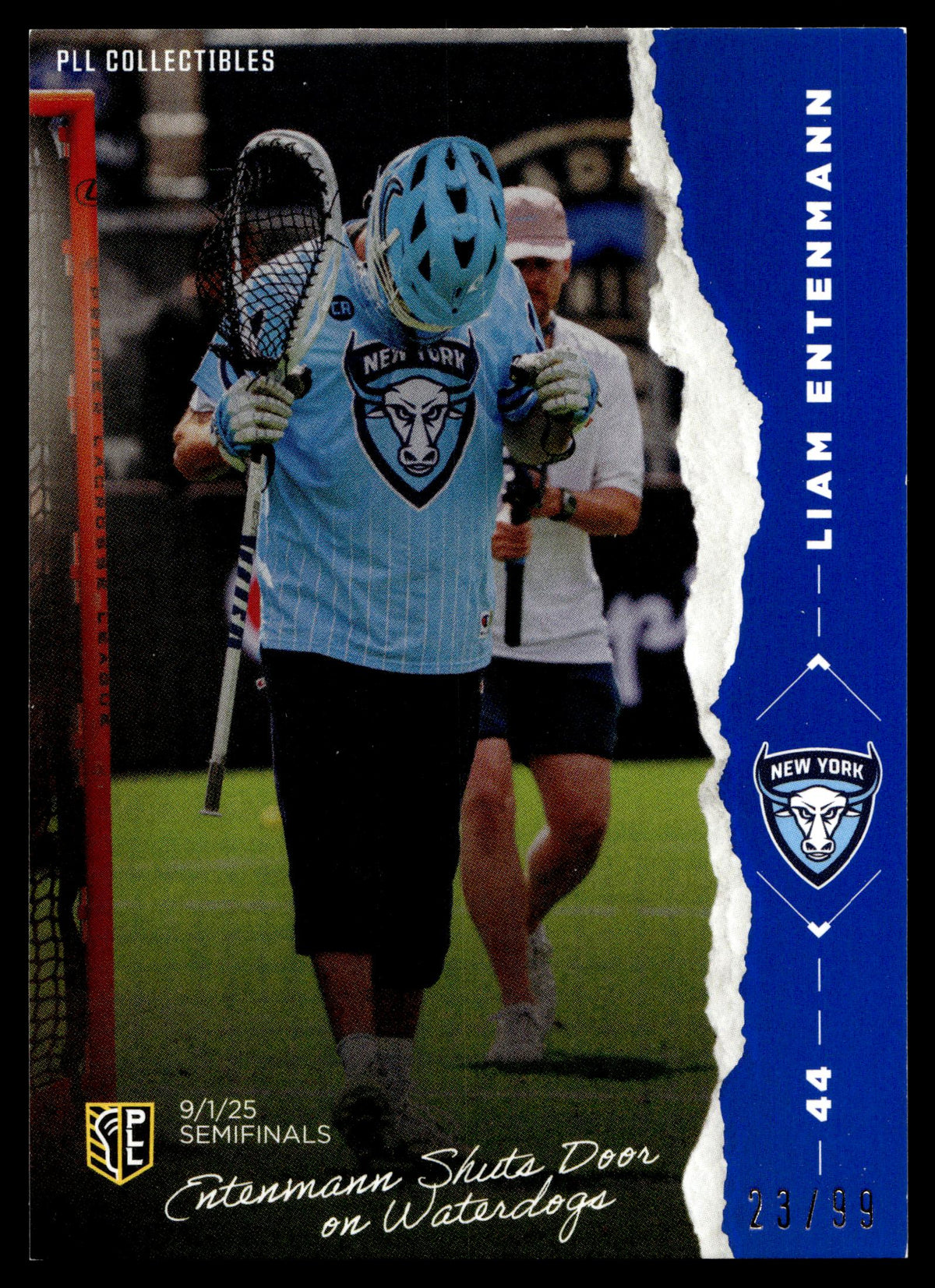 Liam Entenmann 2026 PLL Fieldside II New York Atlas The Moment 23/99 #TM-13