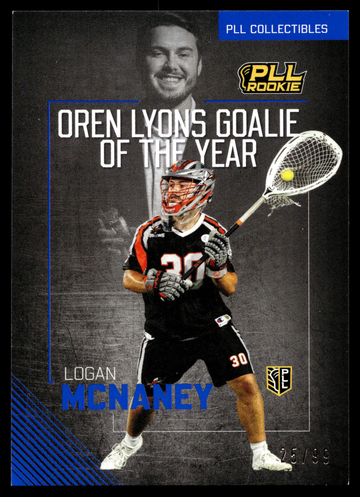 Logan McNaney 2026 PLL Fieldside II Denver Outlaws Award Winners 25/99 #AW-5