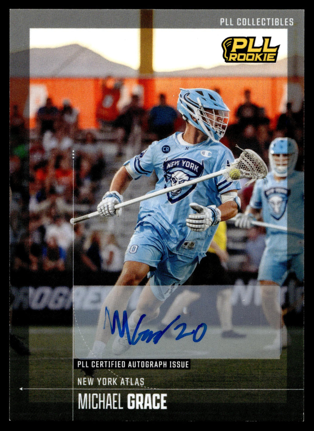 Michael Grace 2026 PLL Fieldside II New York Atlas Base Auto #67