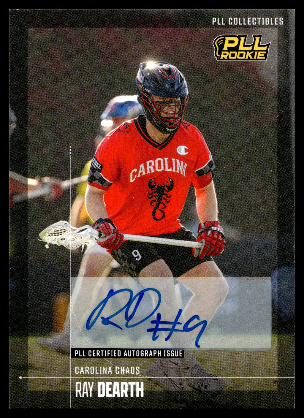 Ray Dearth 2026 PLL Fieldside II Carolina Chaos Base Auto #83