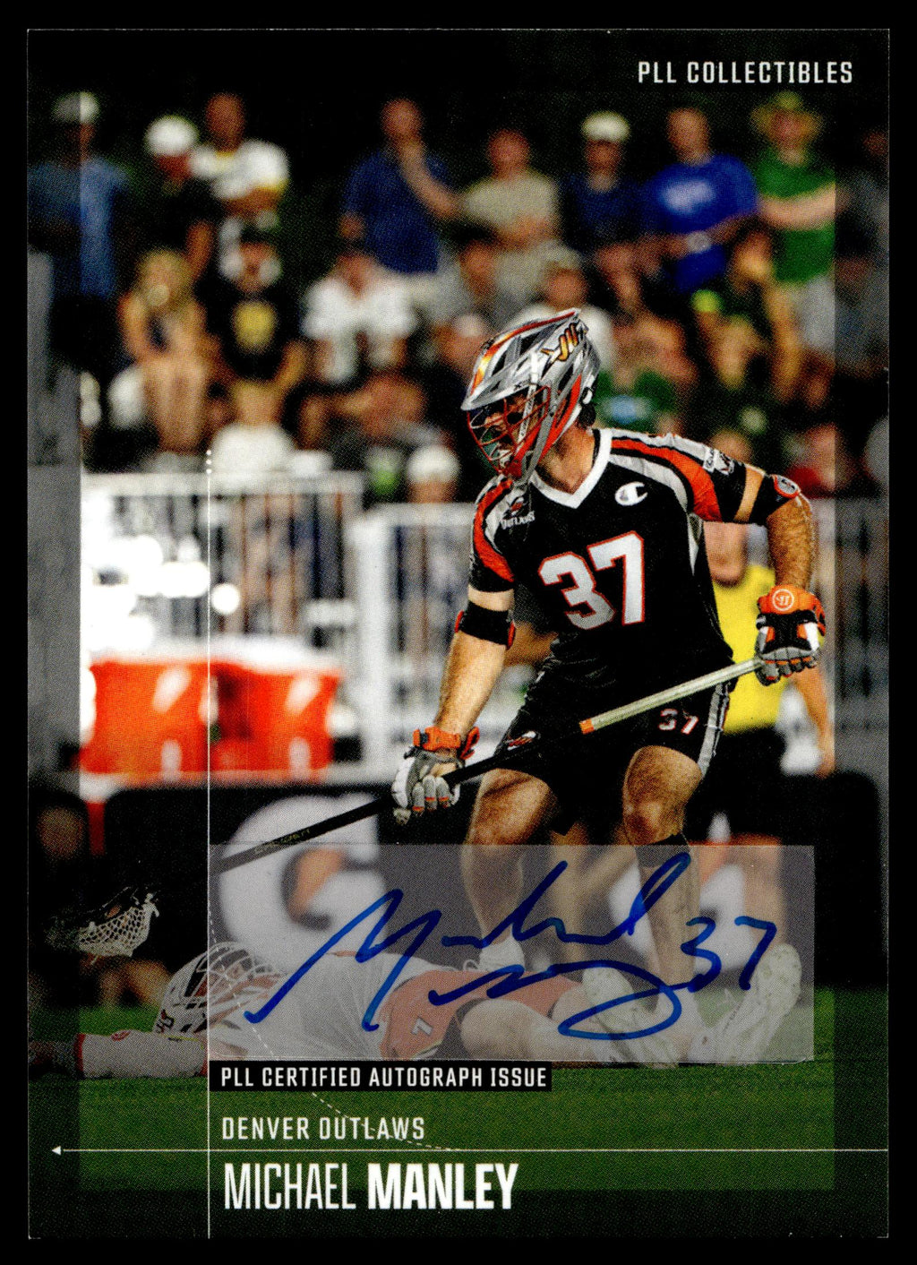Michael Manley 2026 PLL Fieldside II Denver Outlaws Base Auto #85