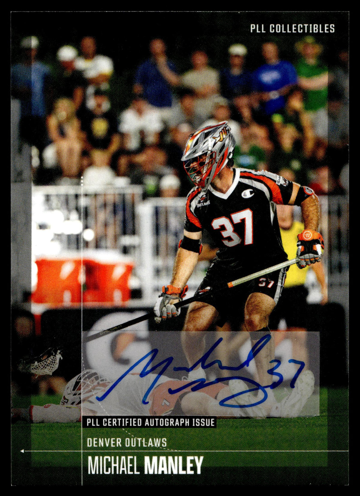 Michael Manley 2026 PLL Fieldside II Denver Outlaws Base Auto #85