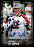 Matt Campbell 2026 PLL Fieldside II Boston Cannons Base Auto #93