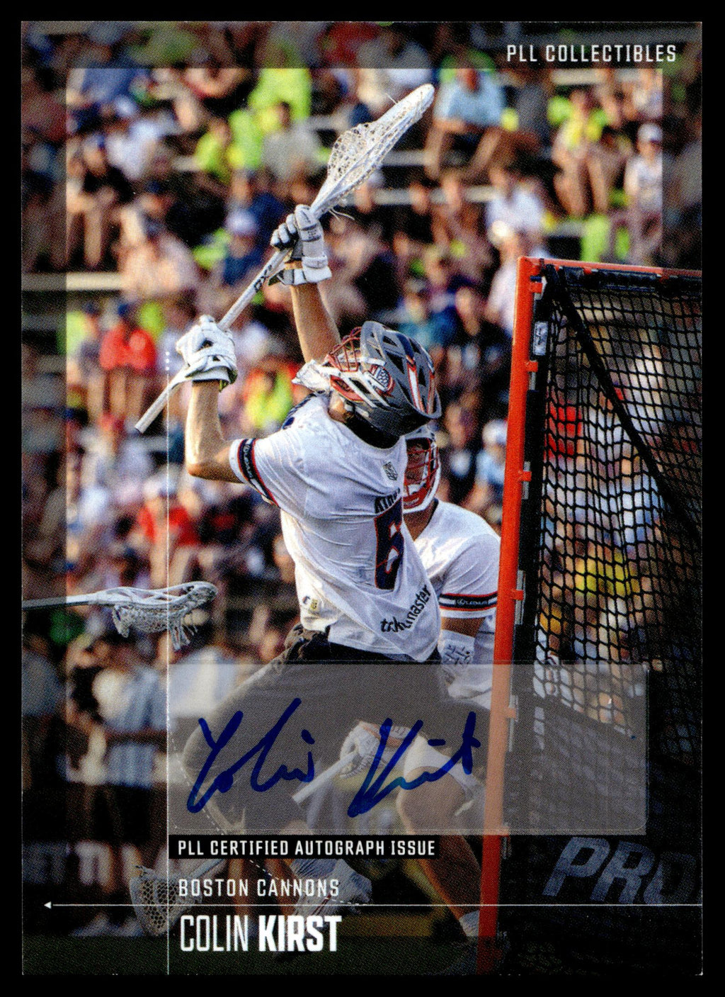 Colin Kirst 2026 PLL Fieldside II Boston Cannons Base Auto #94