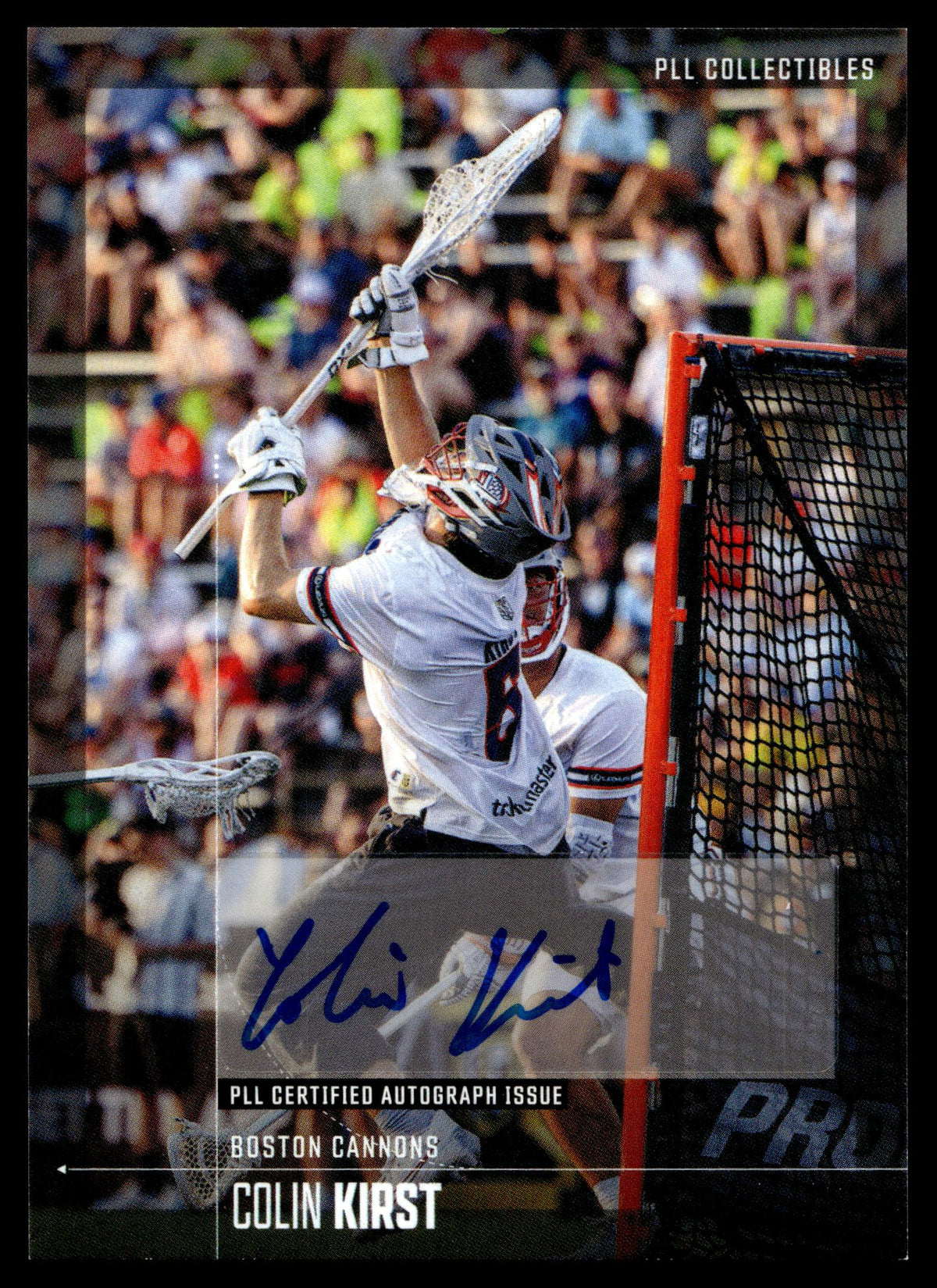 Colin Kirst 2026 PLL Fieldside II Boston Cannons Base Auto #94