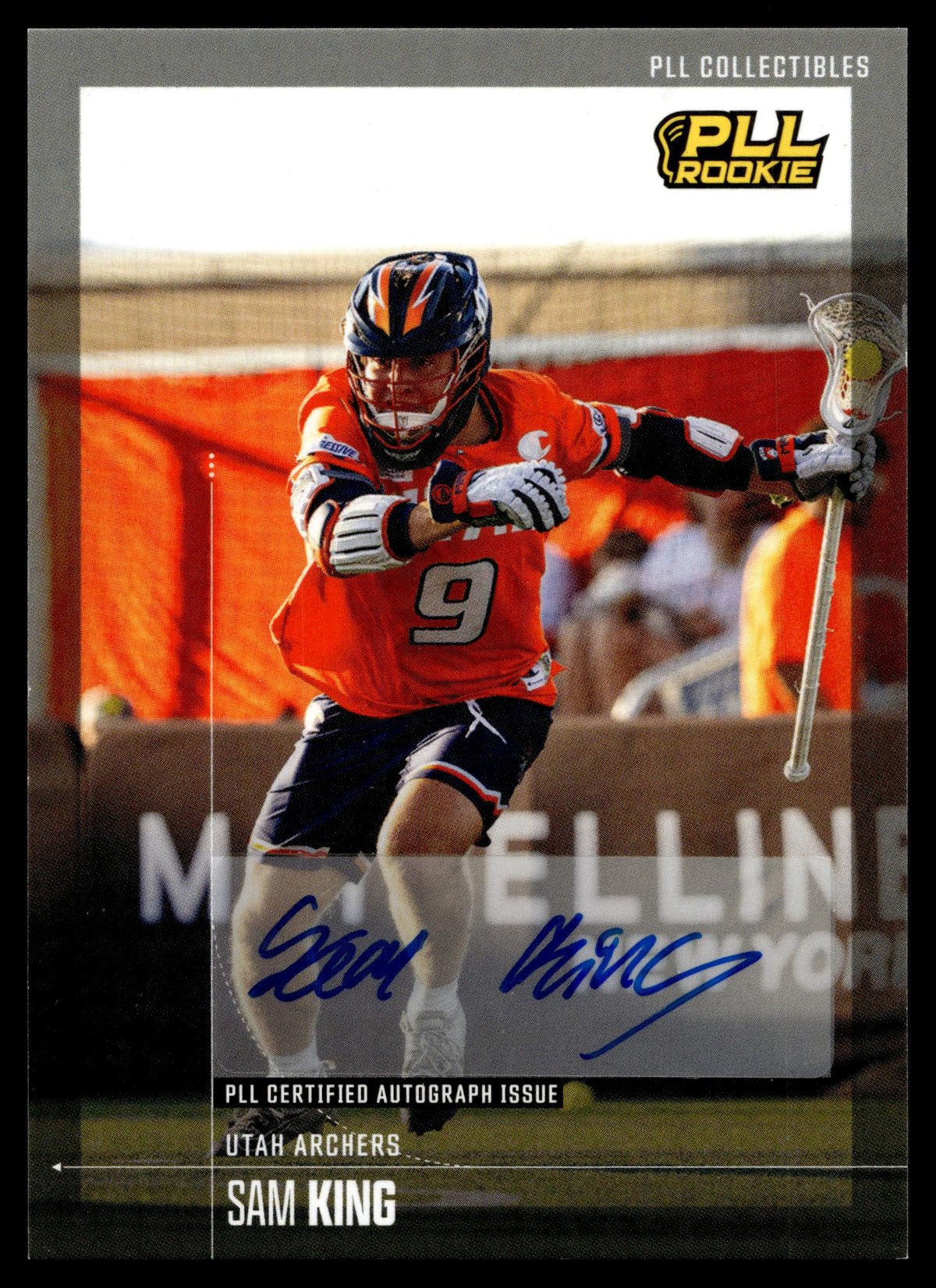 Sam King 2026 PLL Fieldside II Utah Archers Base Auto #43