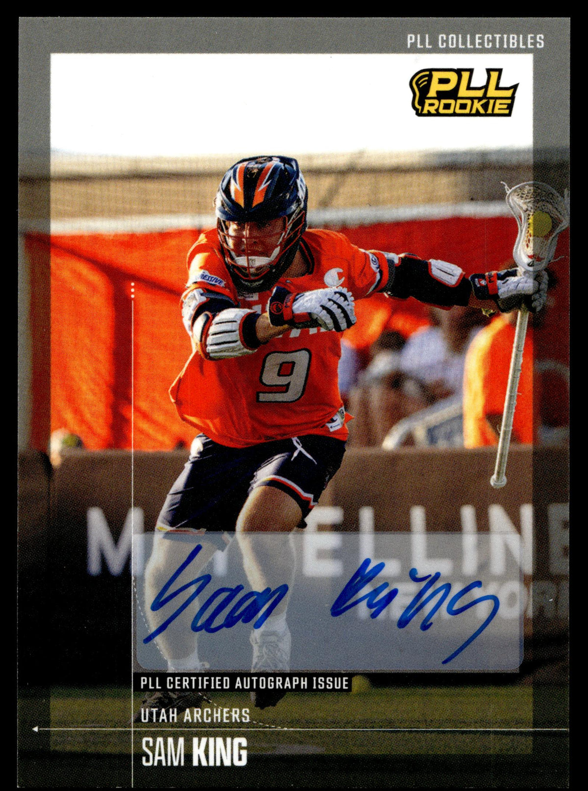 Sam King 2026 PLL Fieldside II Utah Archers Base Auto #43