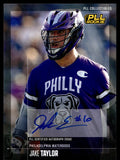 Jake Taylor 2026 PLL Fieldside II Philadelphia Waterdogs Base Auto #34