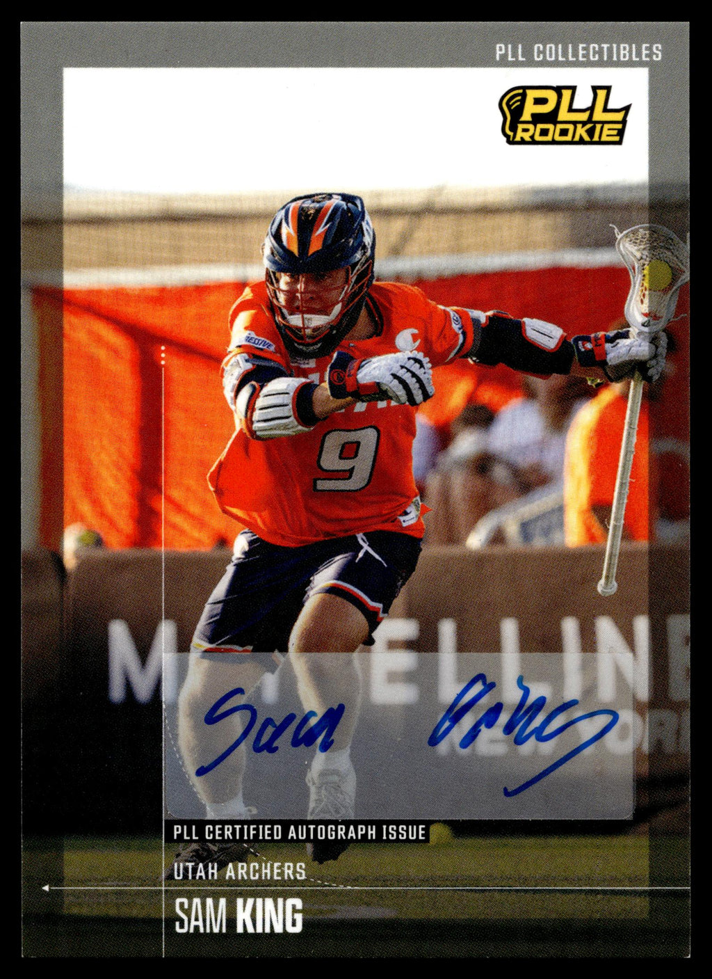 Sam King 2026 PLL Fieldside II Utah Archers Base Auto #43