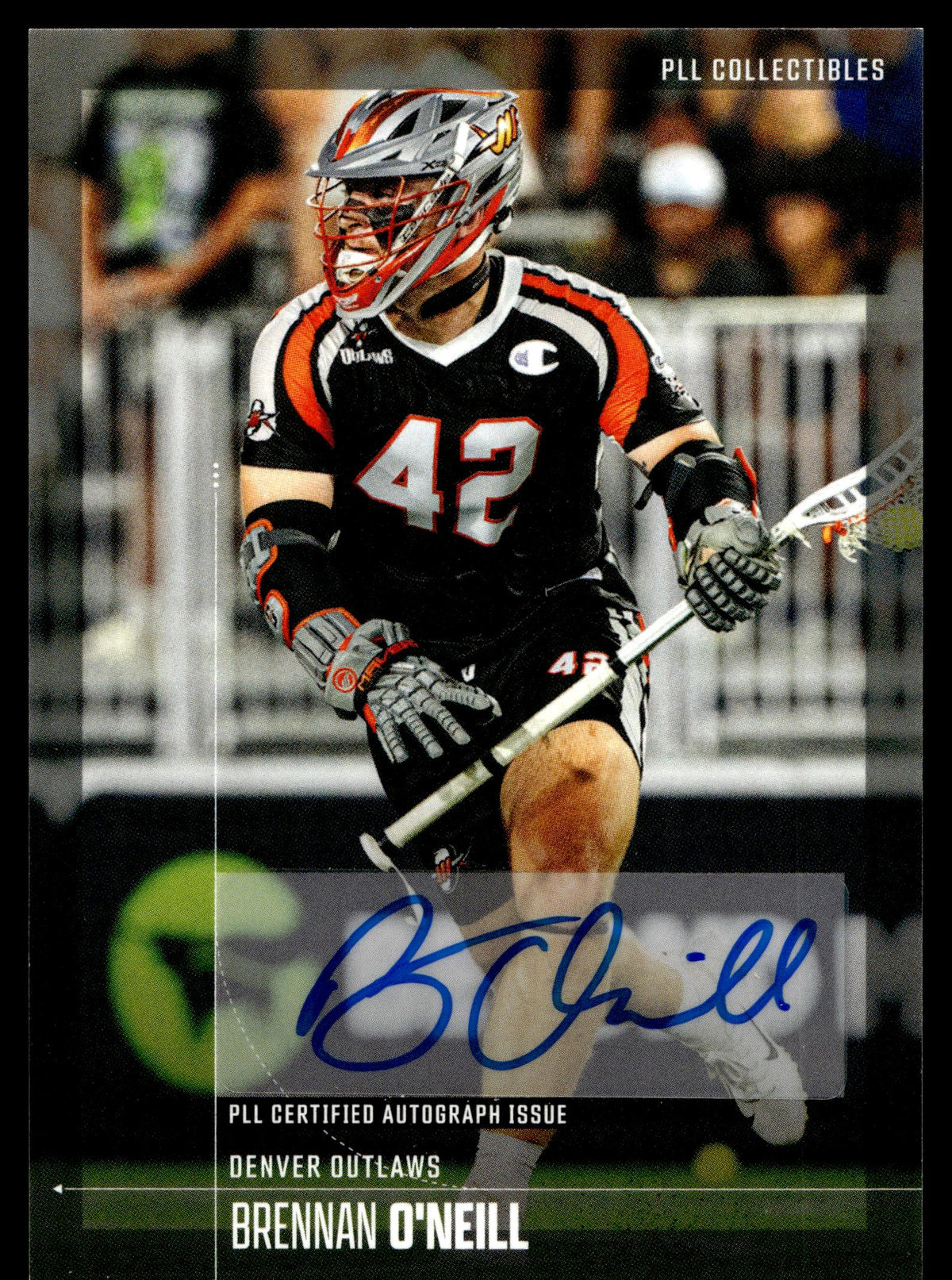 Brennan O'Neill 2026 PLL Fieldside II Denver Outlaws Base Auto #44