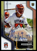 Mason Woodward 2024 PLL Release Utah Archers Yellow Auto 41/49 #27
