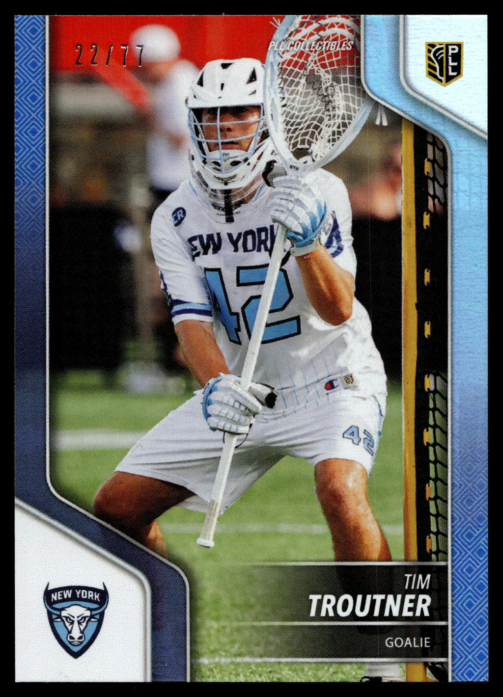 Tim Troutner 2024 PLL Release New York Atlas Blue 22/77 #50