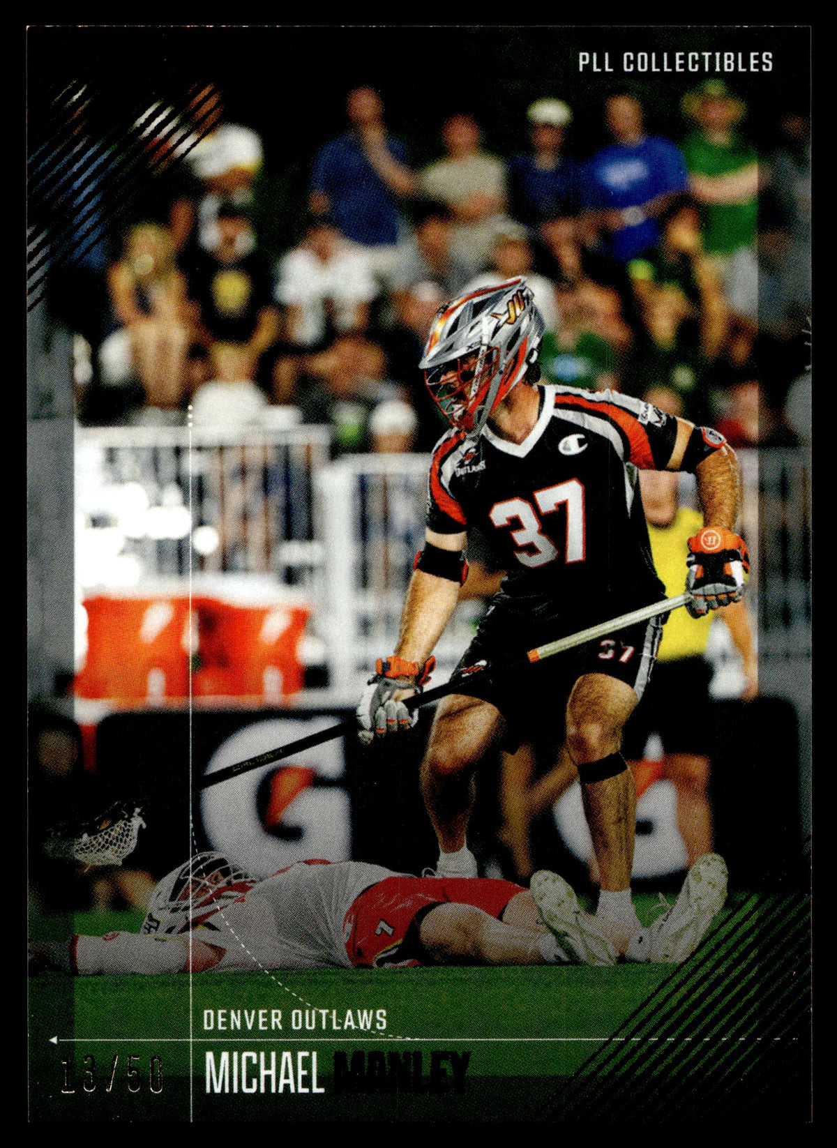 Michael Manley 2026 PLL Fieldside II Denver Outlaws Orange 13/50 #85
