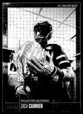 Zach Currier 2026 PLL Fieldside II Philadelphia Waterdogs B & W 09/50 #42
