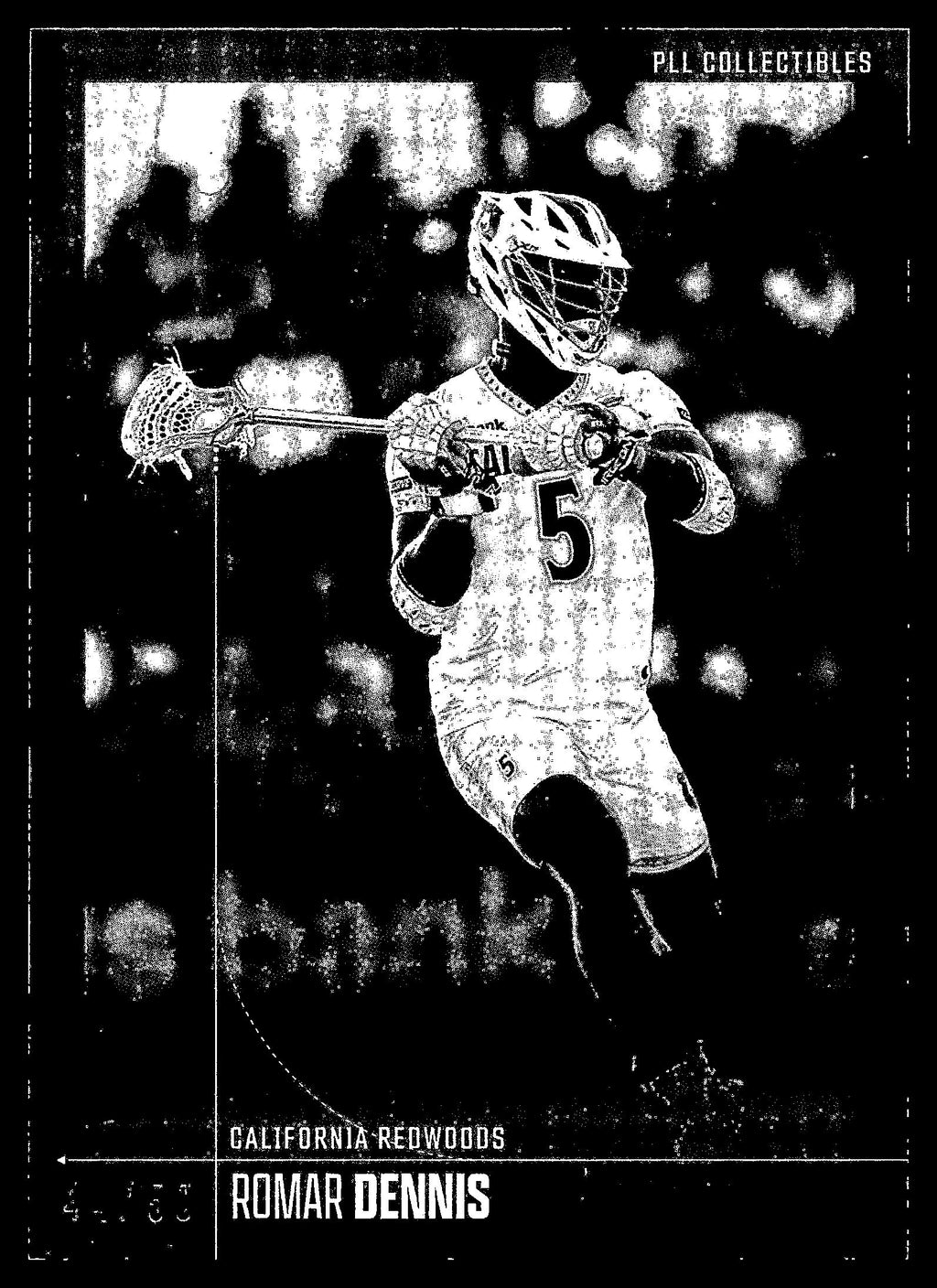 Romar Dennis 2026 PLL Fieldside II California Redwoods B & W 44/50 #100