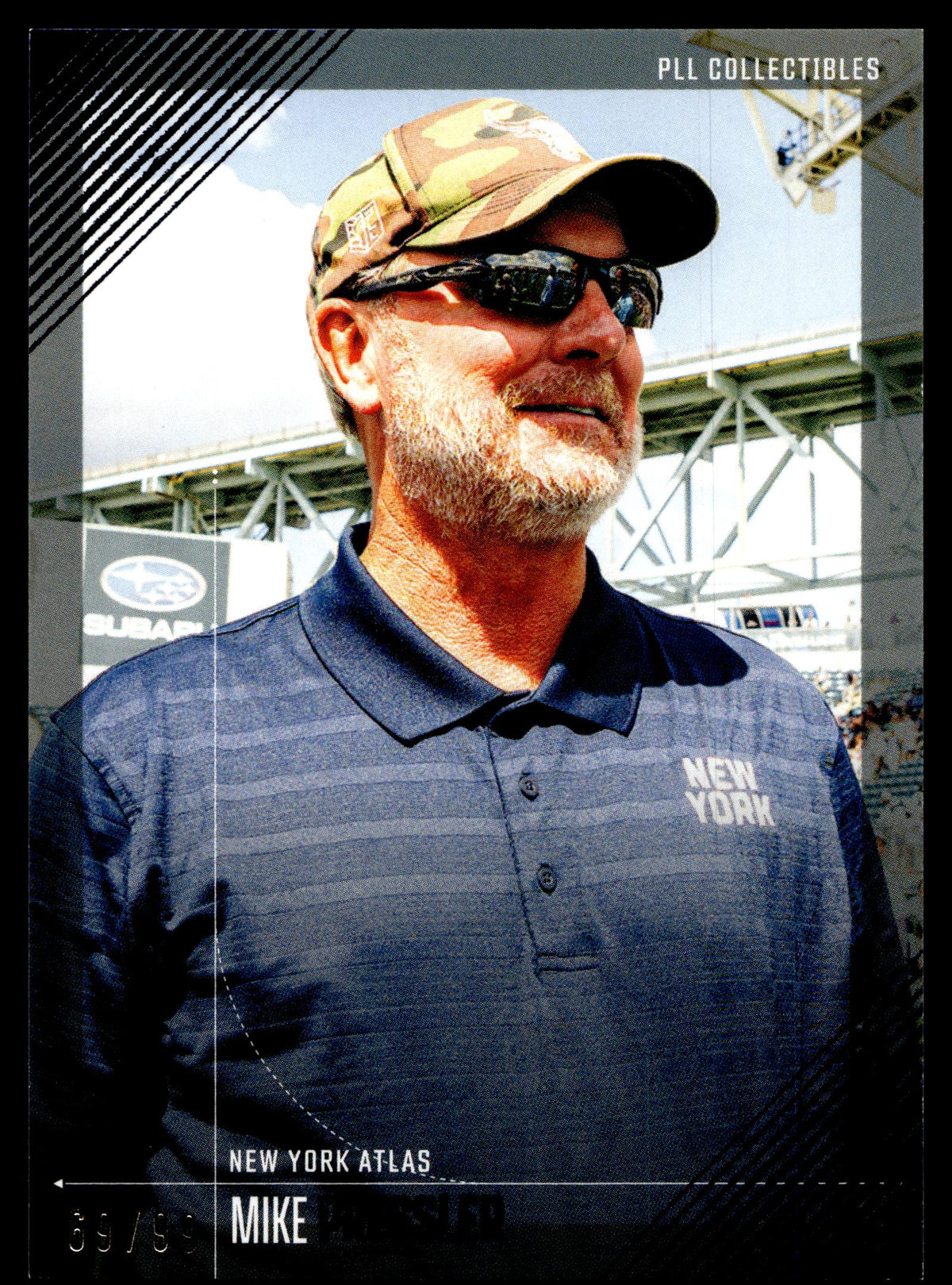 Mike Pressler 2026 PLL Fieldside II New York Atlas Blue 69/99 #20