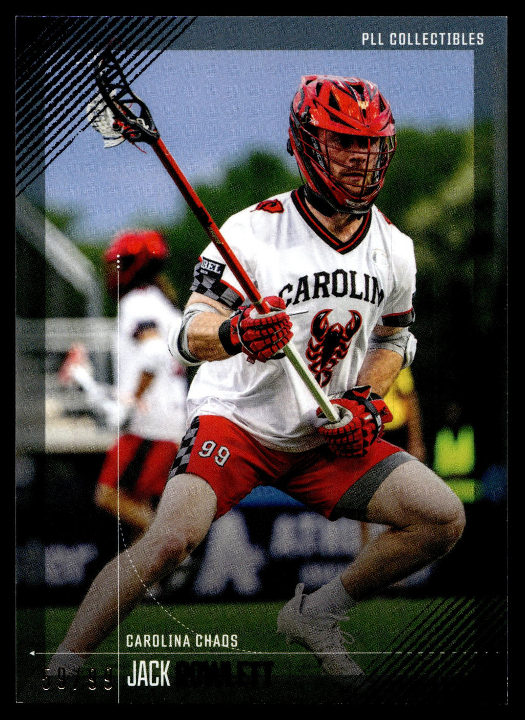 Jack Rowlett 2026 PLL Fieldside II Carolina Chaos Blue 59/99 #23