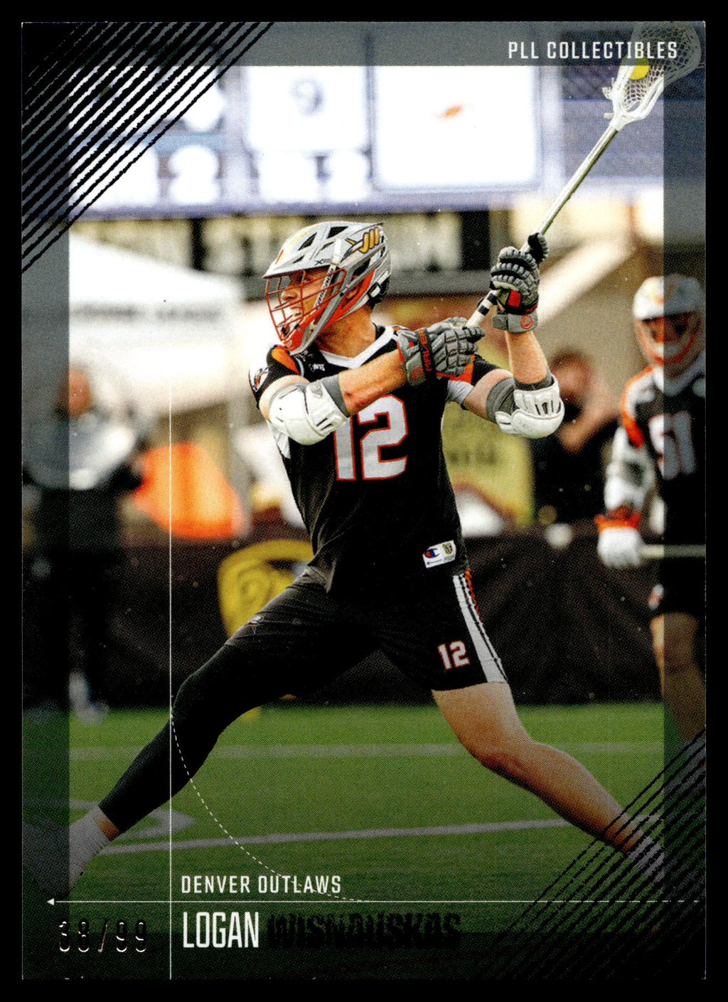 Logan Wisnauskas 2026 PLL Fieldside II Denver Outlaws Blue 38/99 #38