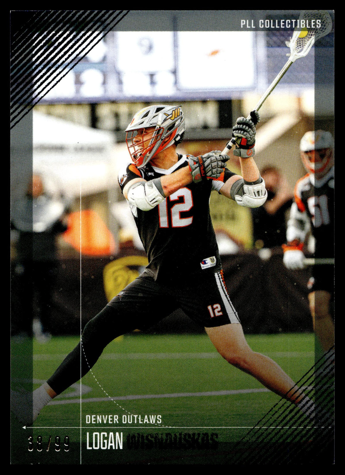 Logan Wisnauskas 2026 PLL Fieldside II Denver Outlaws Blue 38/99 #38