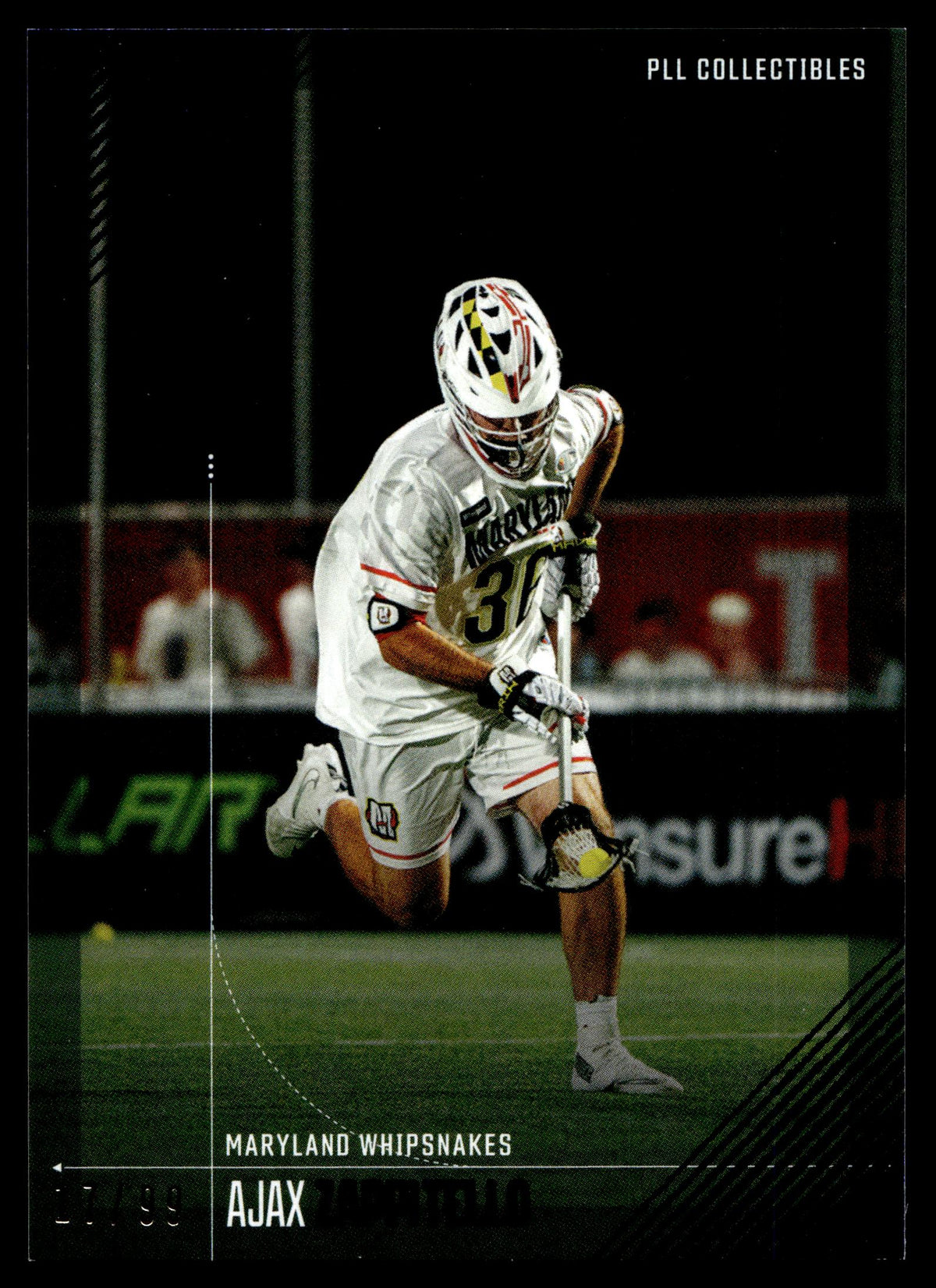 Ajax Zappitello 2026 PLL Fieldside II Maryland Whipsnakes Blue 17/99 #75