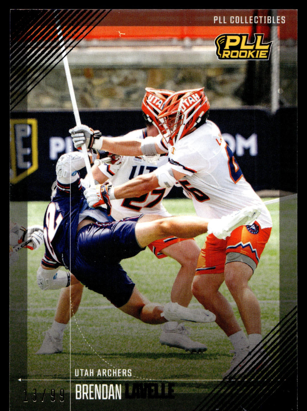 Brendan Lavelle 2026 PLL Fieldside II Utah Archers Blue 13/99 #79