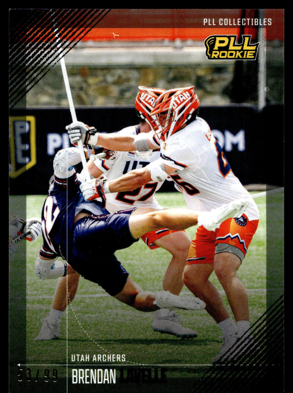 Brendan Lavelle 2026 PLL Fieldside II Utah Archers Blue 53/99 #79