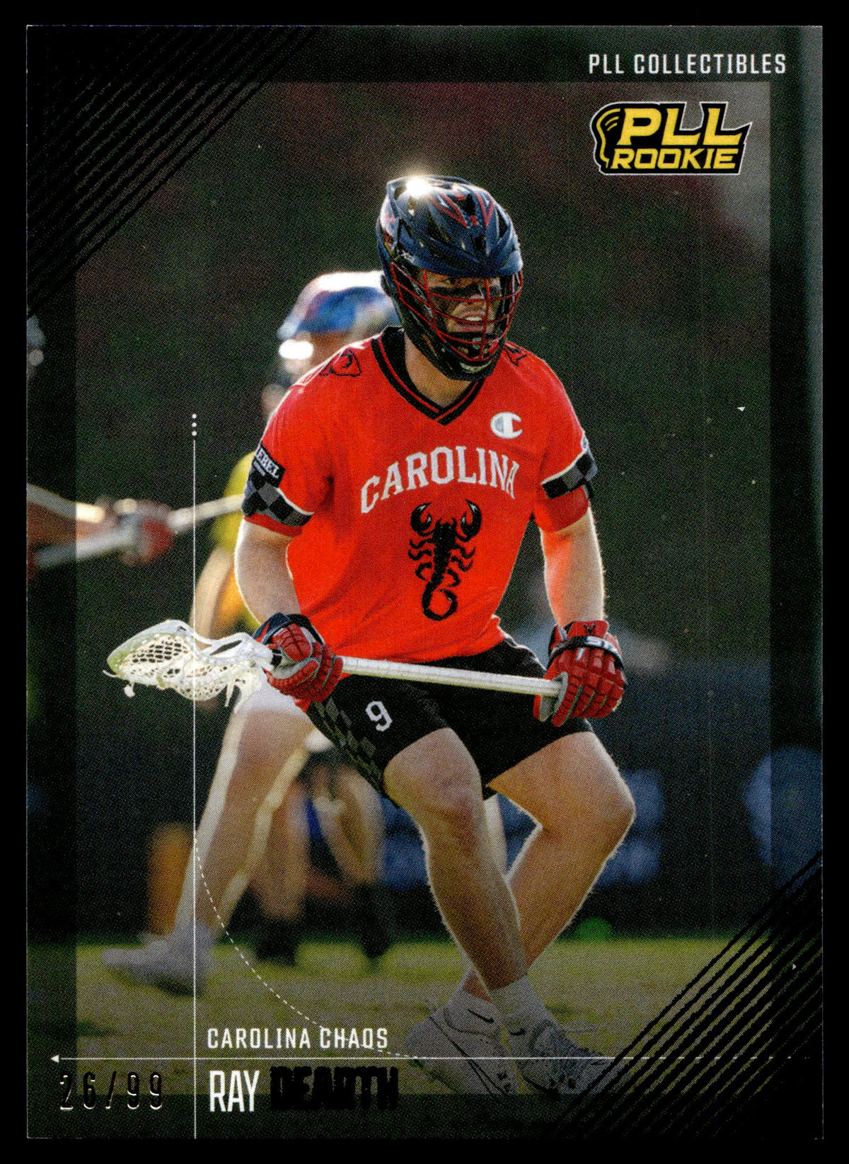 Ray Dearth 2026 PLL Fieldside II Carolina Chaos Blue 26/99 #83
