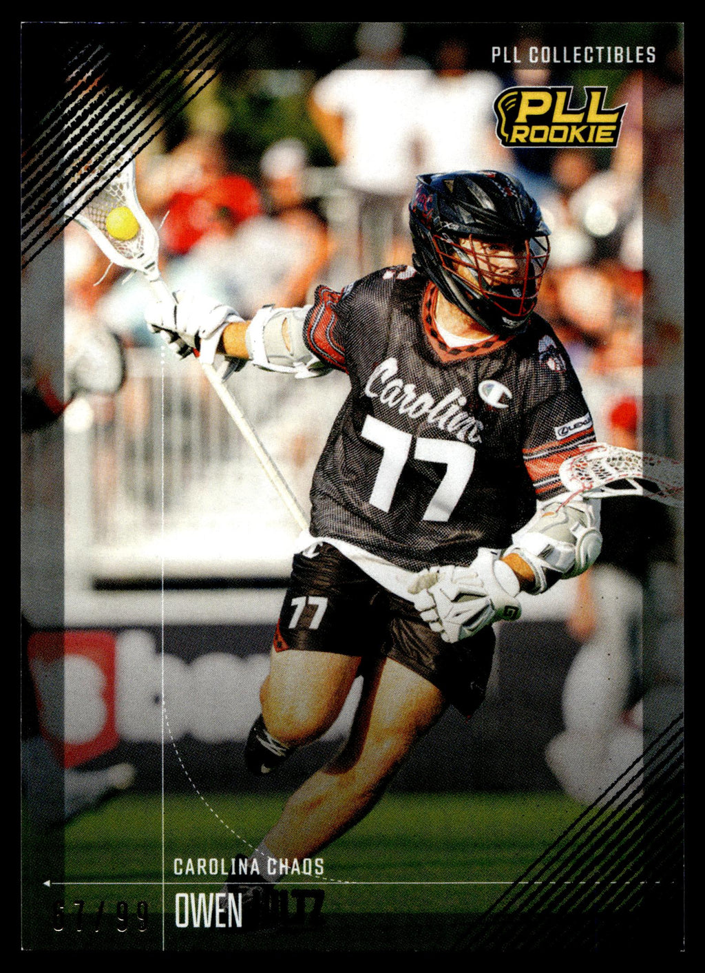 Owen Hiltz 2026 PLL Fieldside II Carolina Chaos Blue 67/99 #96