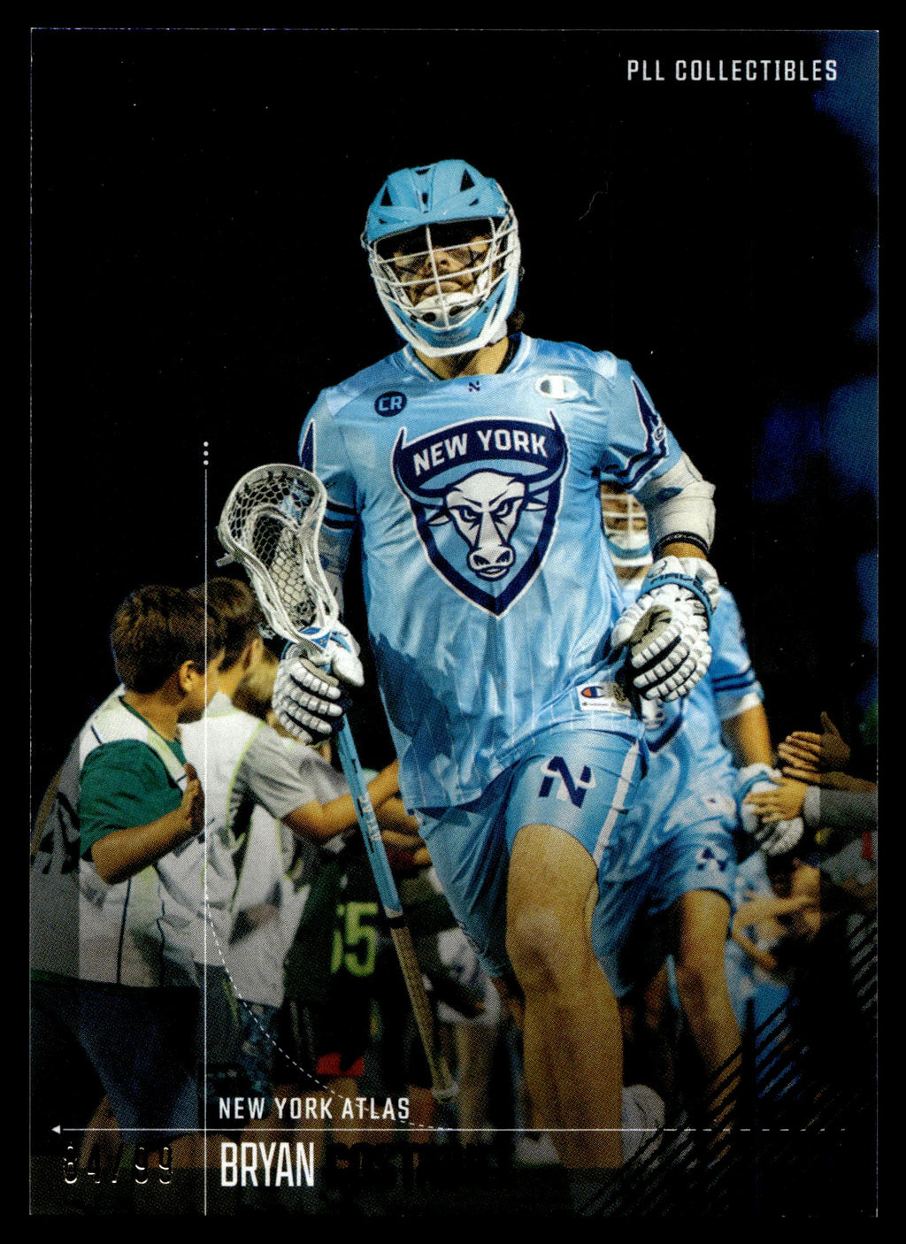 Bryan Costabile 2026 PLL Fieldside II New York Atlas Blue 84/99 #97