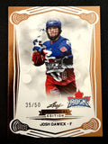 Josh Dawick 2025 Leaf NLL Inaugural Toronto Rock Rose Gold 35/50 #52